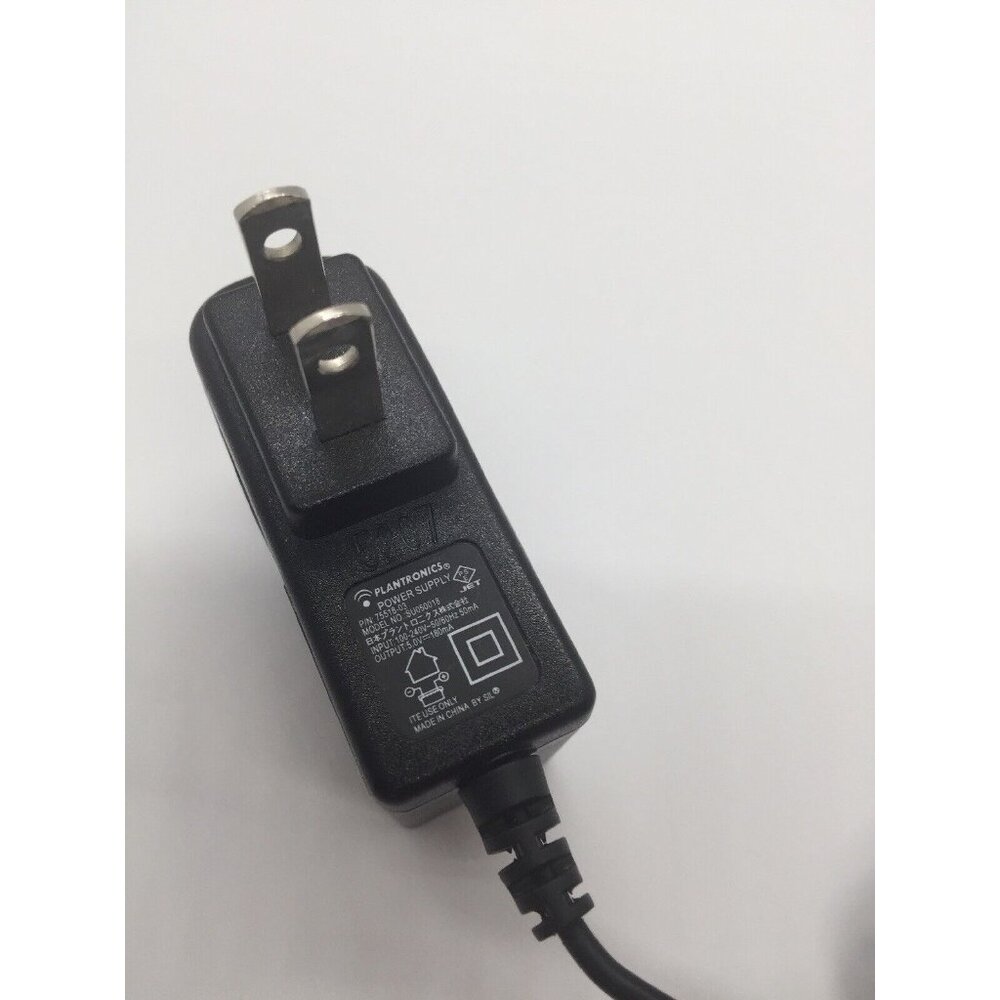 Plantronics 75518-03 Charger Adapter SU050018 Output 5V 180 MA Power Supply Cord